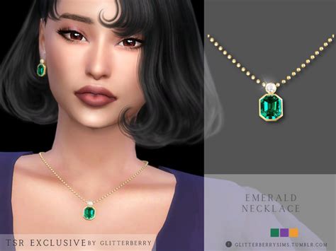 cartier sims 4 emerald necklace.